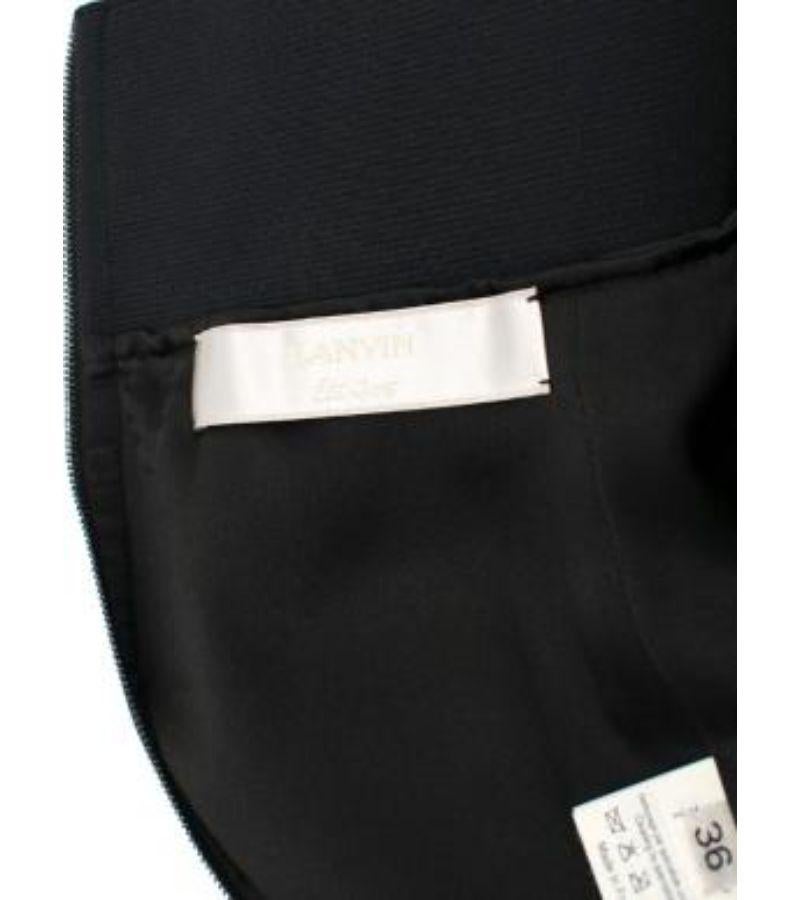 Women's Lanvin Dark Grey Midi Skirt For Sale