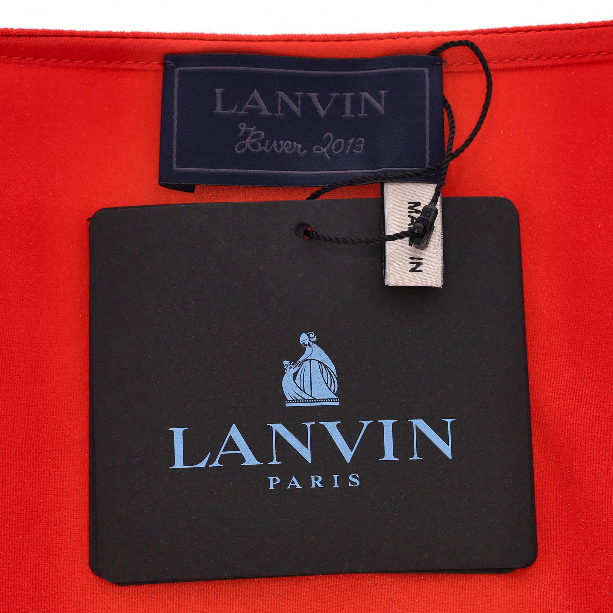 Lanvin Drape Dress For Sale 1