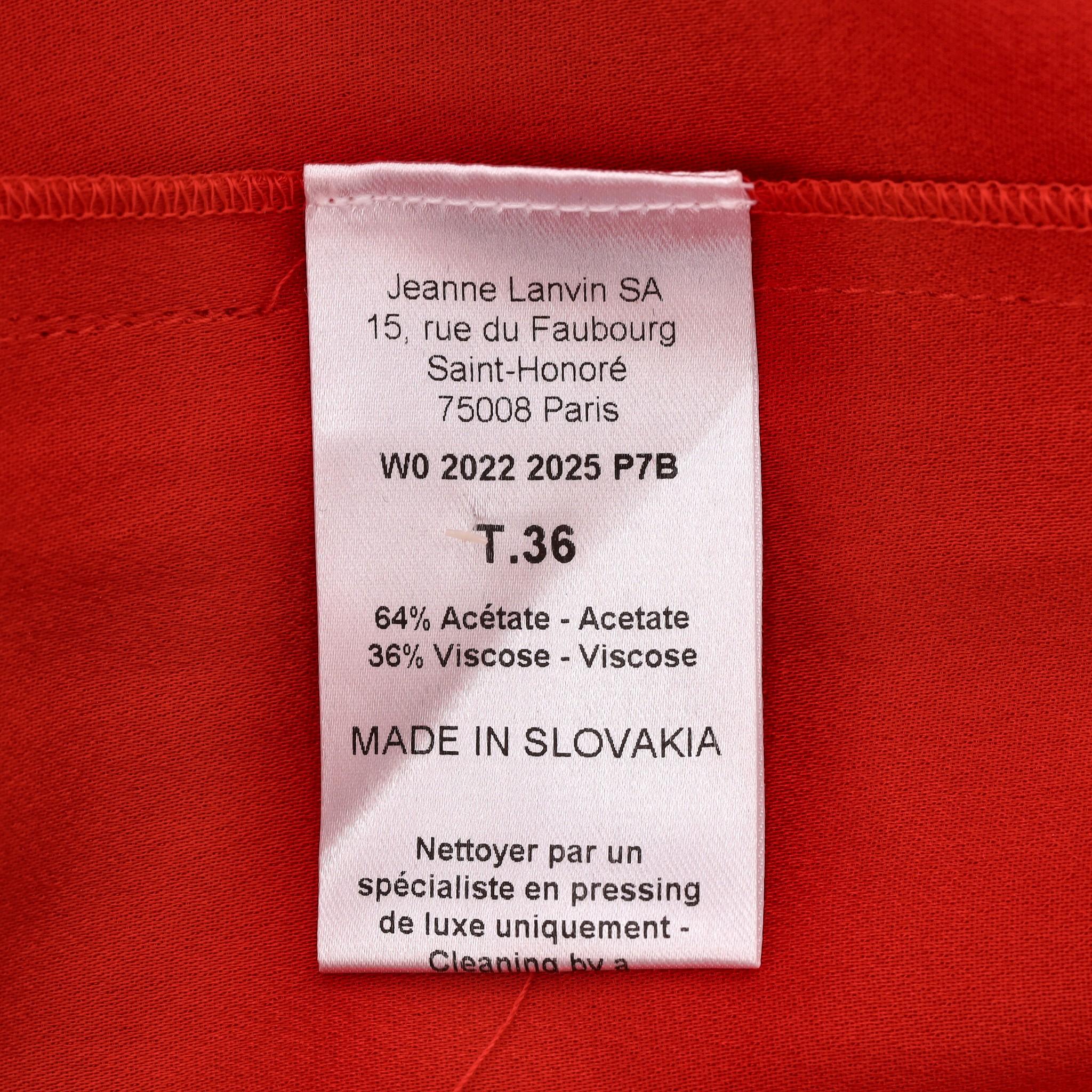 Lanvin Drape Dress For Sale 2