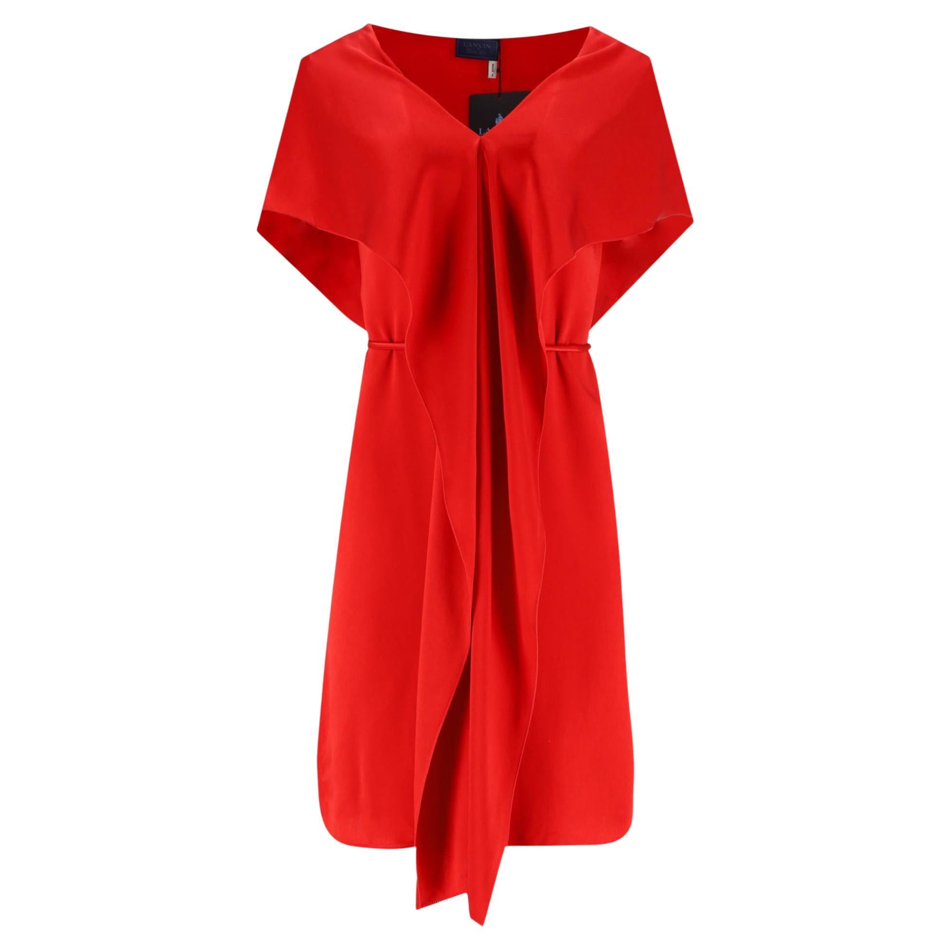Lanvin Drape Dress For Sale