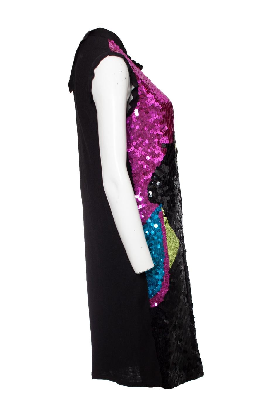Women's Lanvin, Dress with sequins and flower For Sale