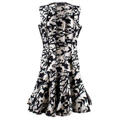 Lanvin Drop waist jacquard dress US 6