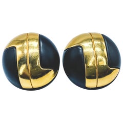 LANVIN Boucles d'oreilles vintage des années 1960