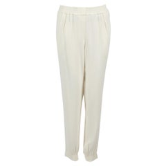 Pantalon de jogger ecru Lanvin, taille L