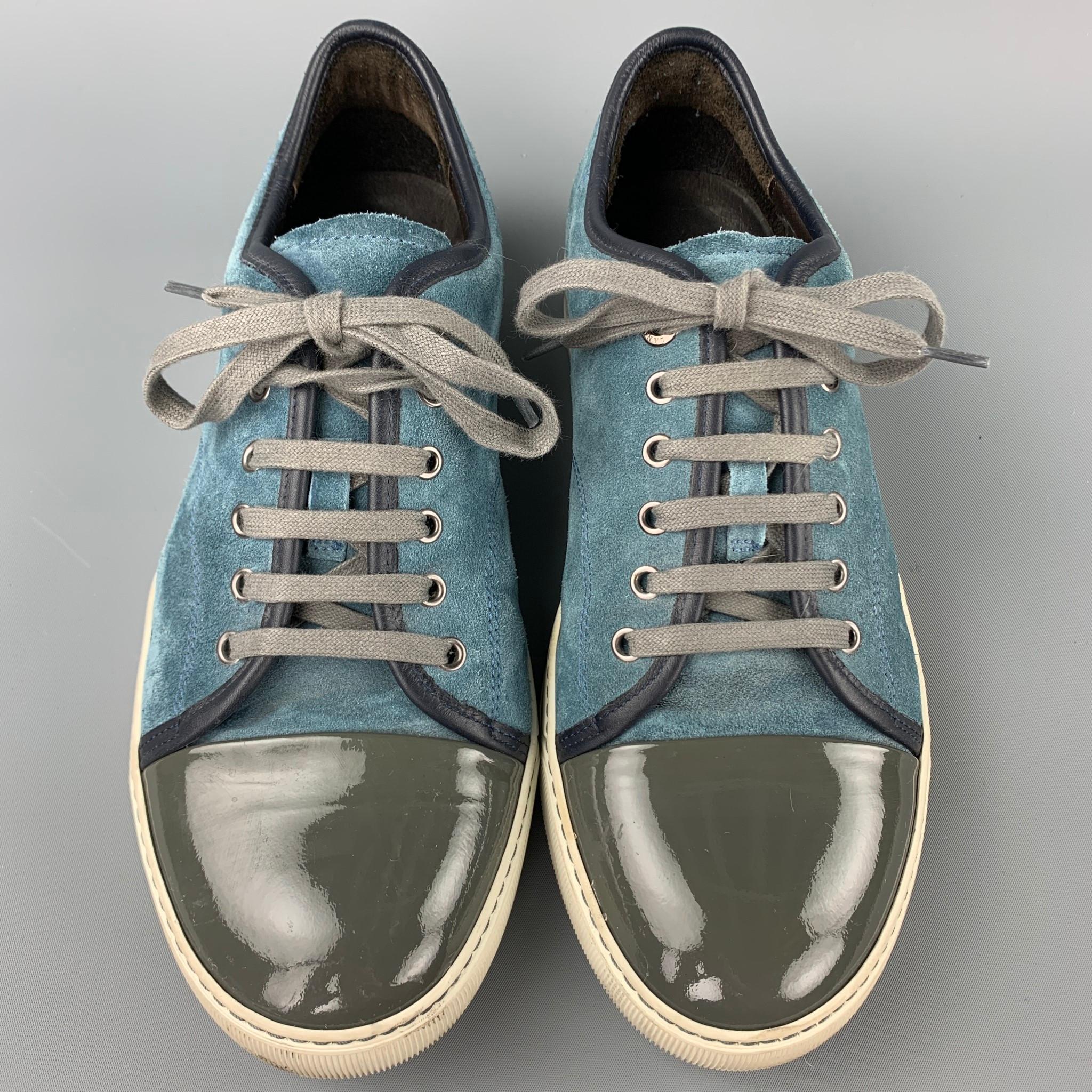 blue lanvin shoes