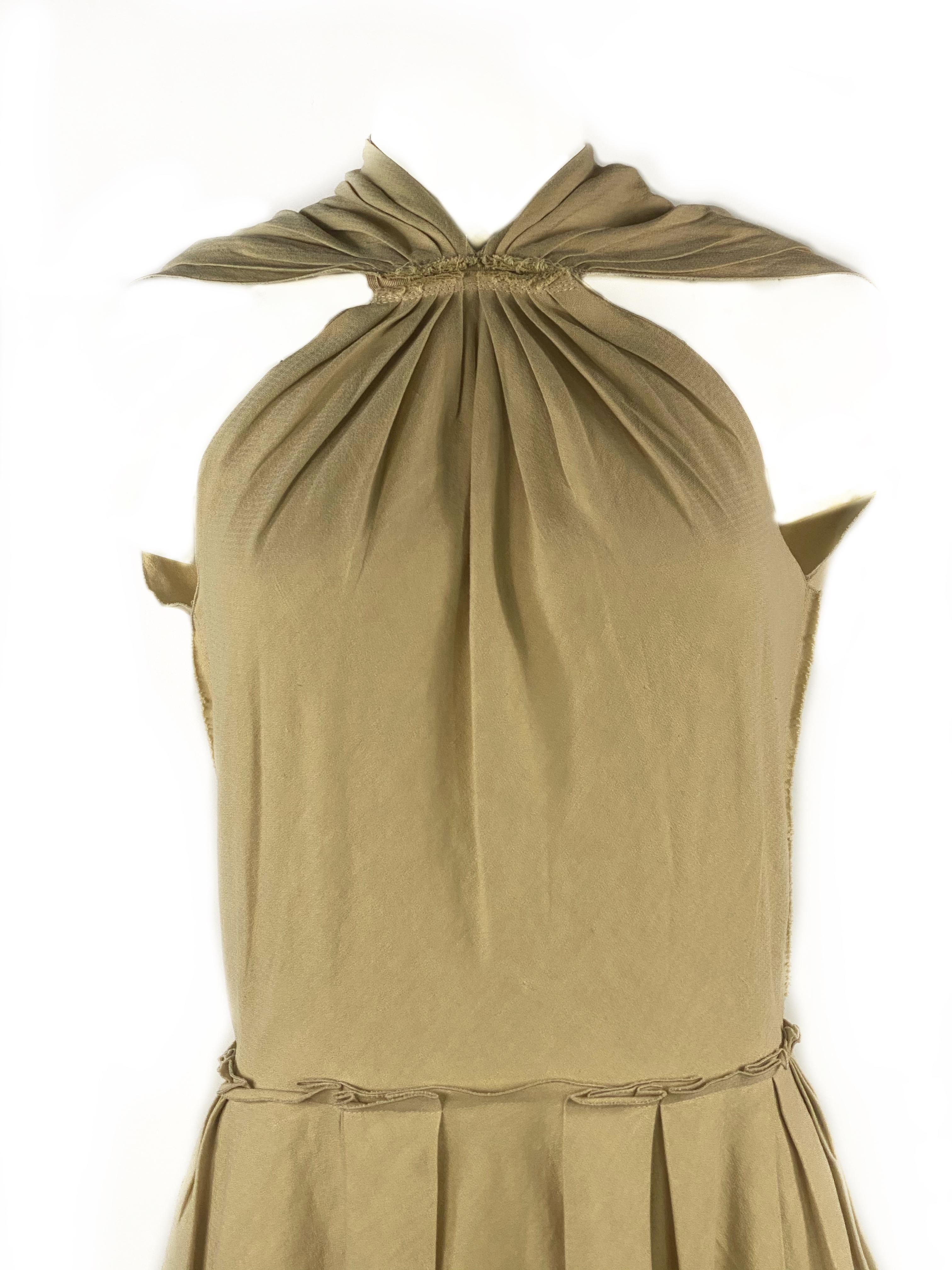 LANVIN Est. 2009 Ivory Cream Sleeveless Mini dress w/ Zipper Size 36

Product details:
Size 36
66% Linen, 34% Cotton
Featuring zipper detailed design on the back, measures 21