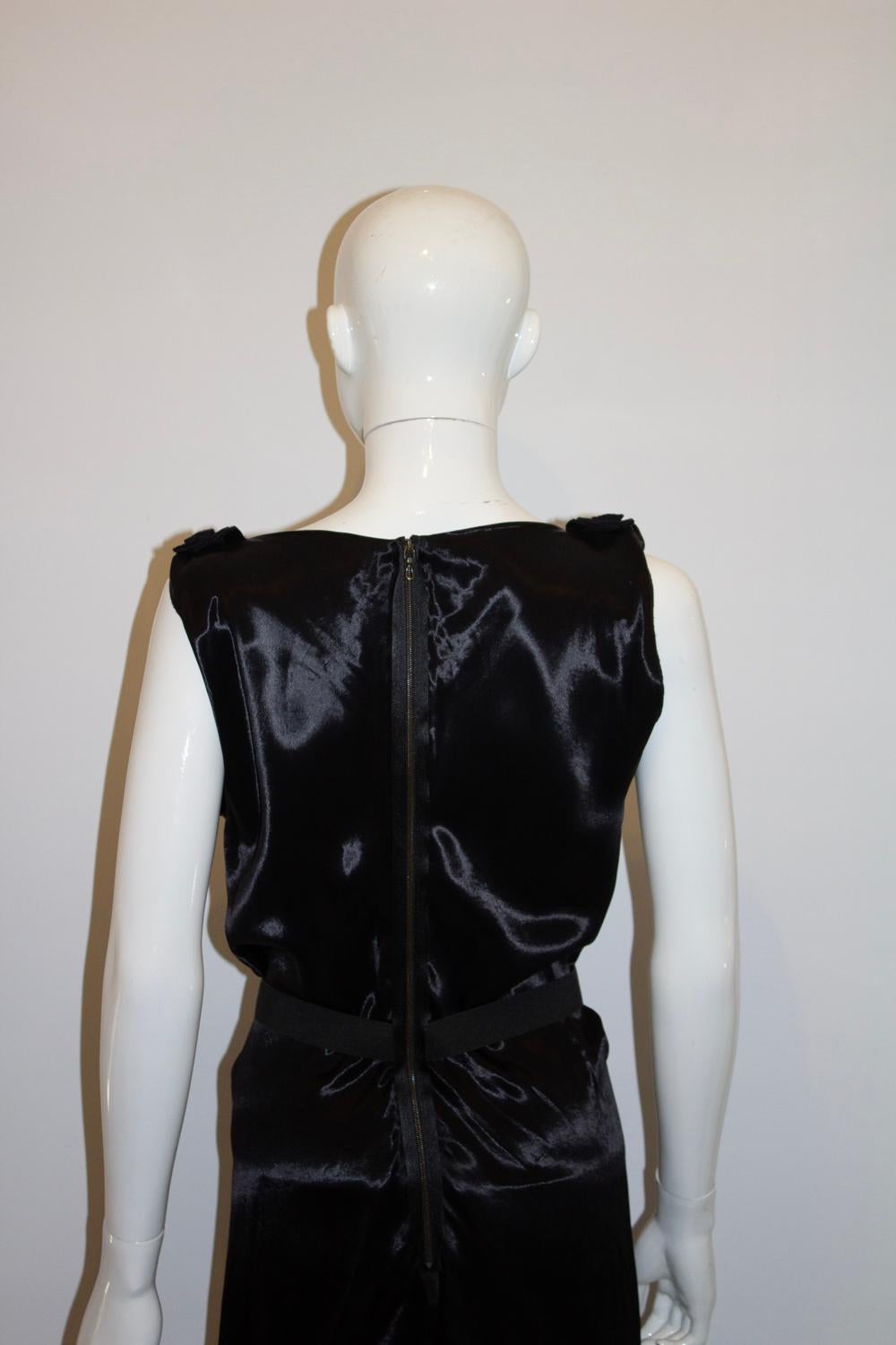 Black Lanvin Ete 2010  Cocktail Dress For Sale