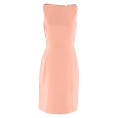 Lanvin Ete Pink Fitted Midi Dress - Size US 6
