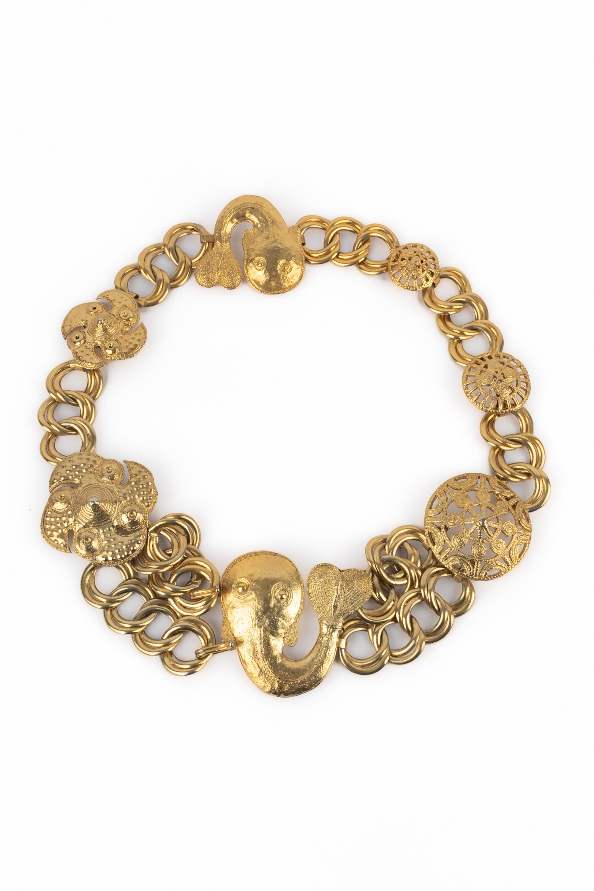 Marron Ceinture poisson Lanvin en vente