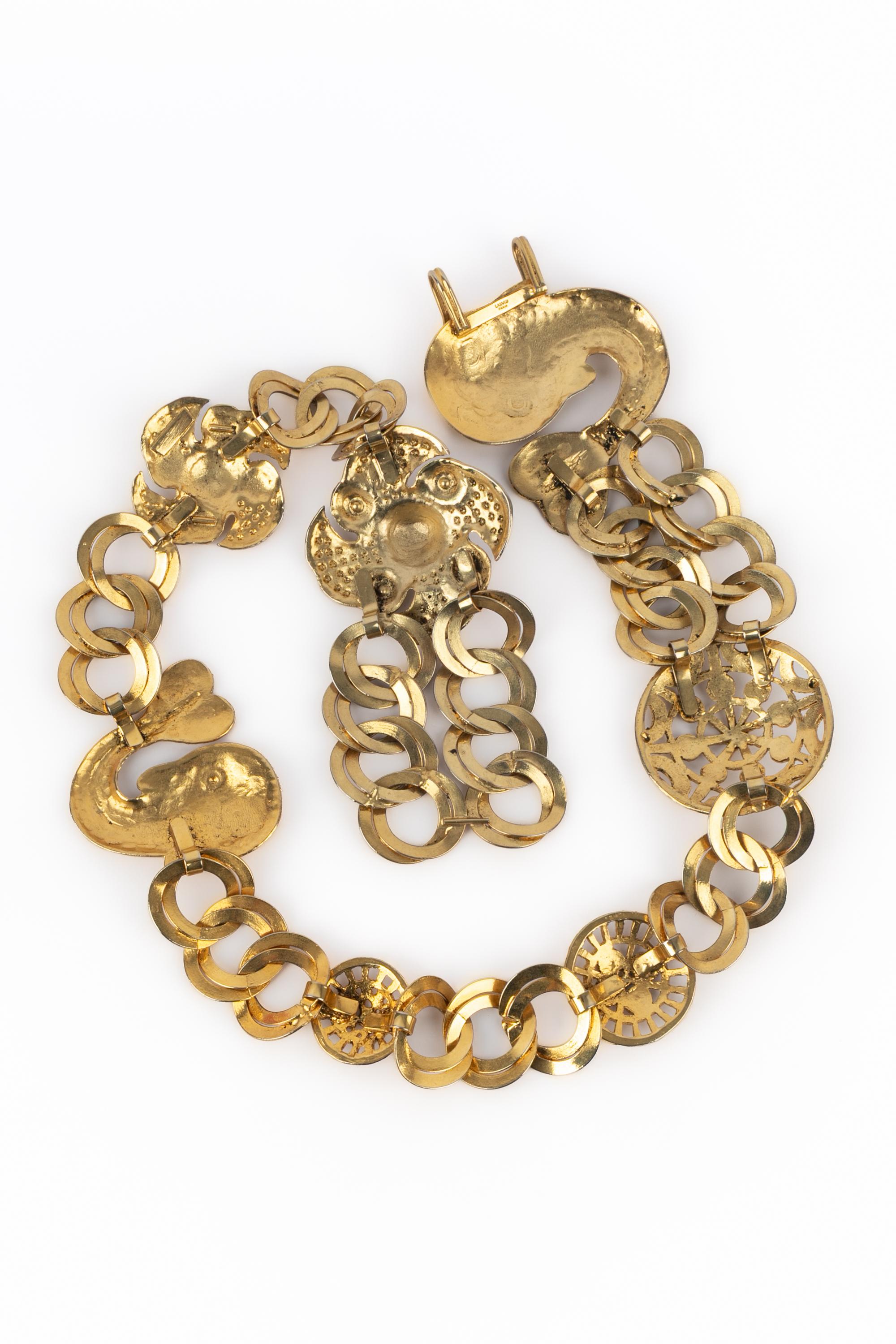 Ceinture poisson Lanvin Excellent état - En vente à SAINT-OUEN-SUR-SEINE, FR