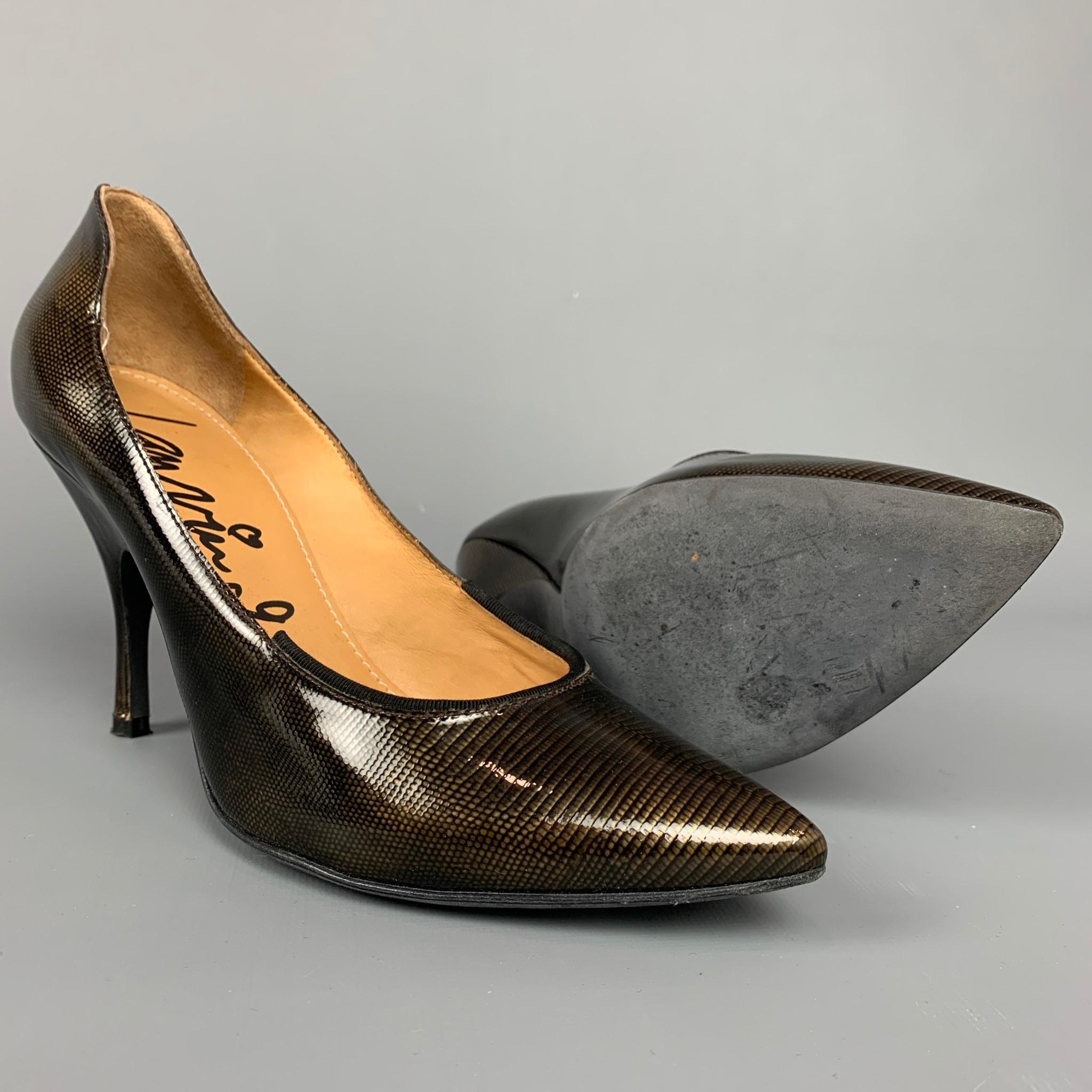 bronze kitten heels