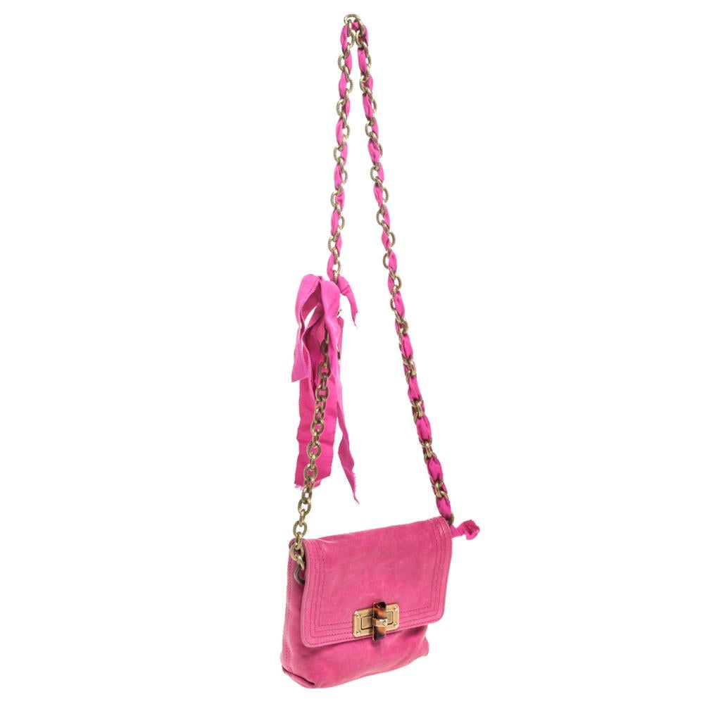lanvin pink bag