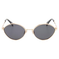 Lanvin Gafas de sol ovaladas tintadas en oro y gris