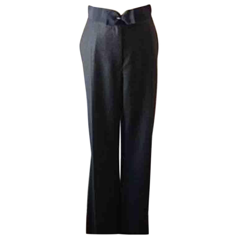 Lanvin Gray Wool Cashmere Pants For Sale