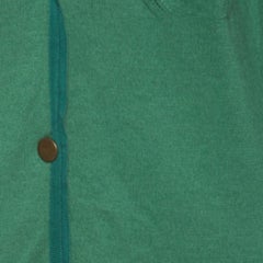 Lanvin Green Cashmere Blend Raglan Sleeve Button Front Long Cardigan S