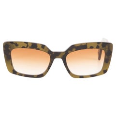 Occhiali da sole squadrati Lanvin Greene & Greene Greene
