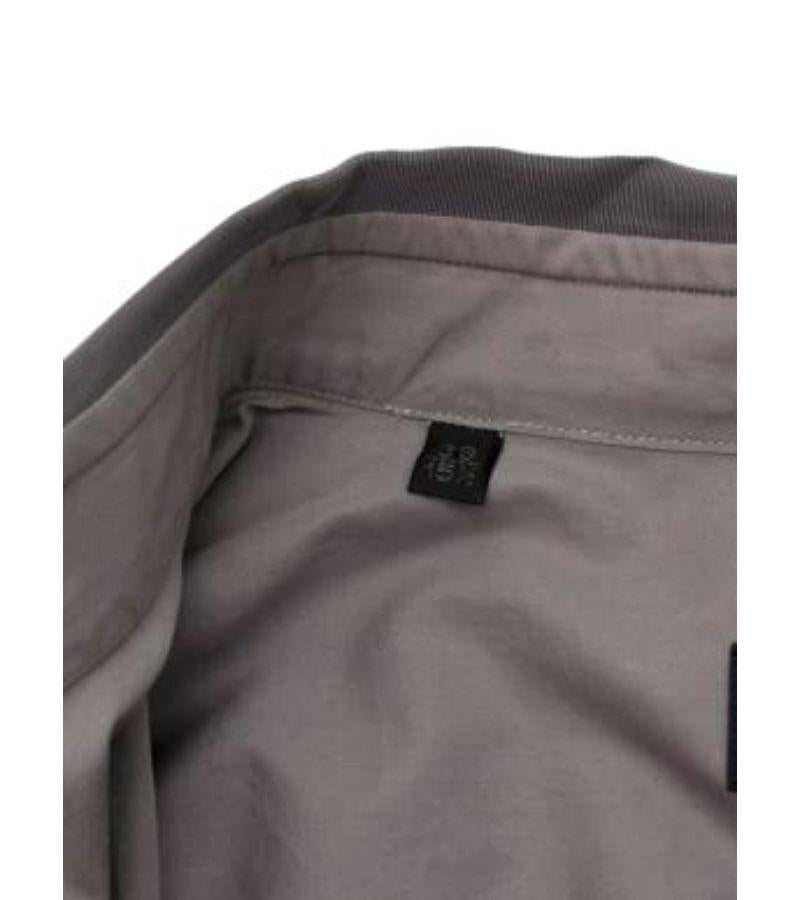 Lanvin Grey Cotton Shirt For Sale 1