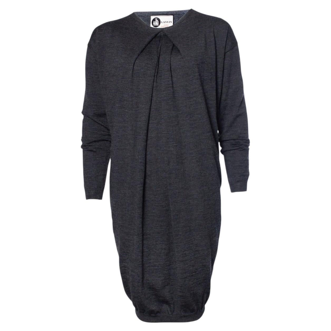 Lanvin, Grey wool dress