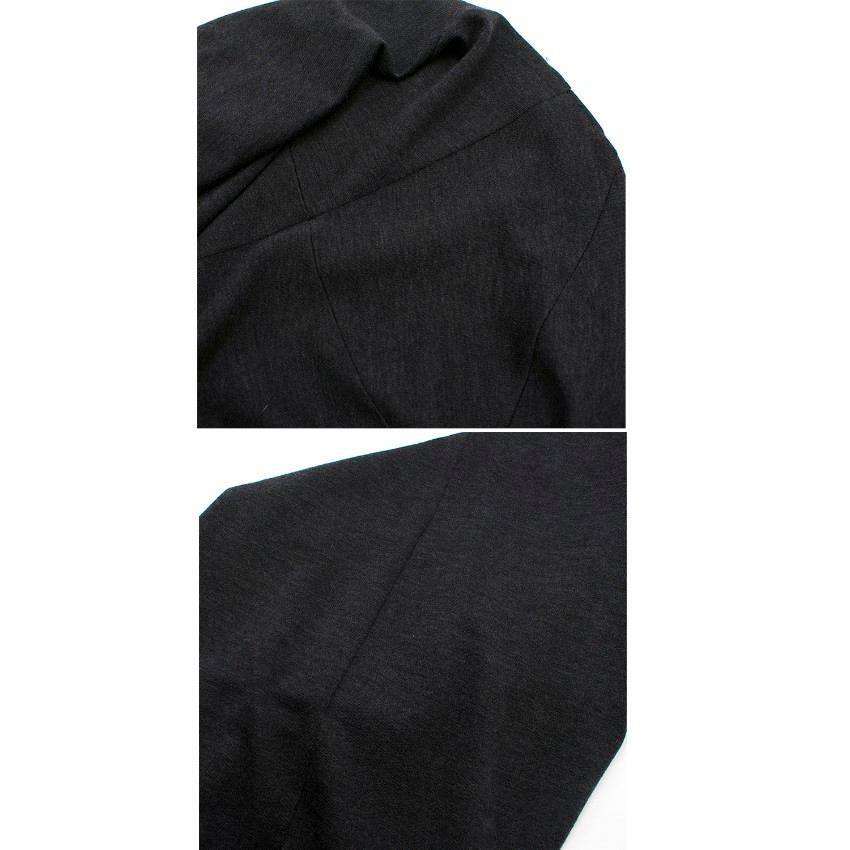 Lanvin Grey Wool Dress - Size US 4 For Sale 5