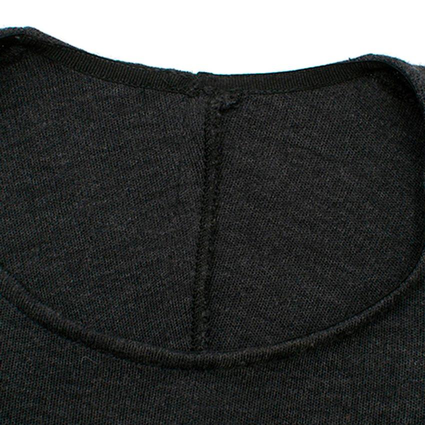 Women's Lanvin Grey Wool Dress - Size US 4 For Sale