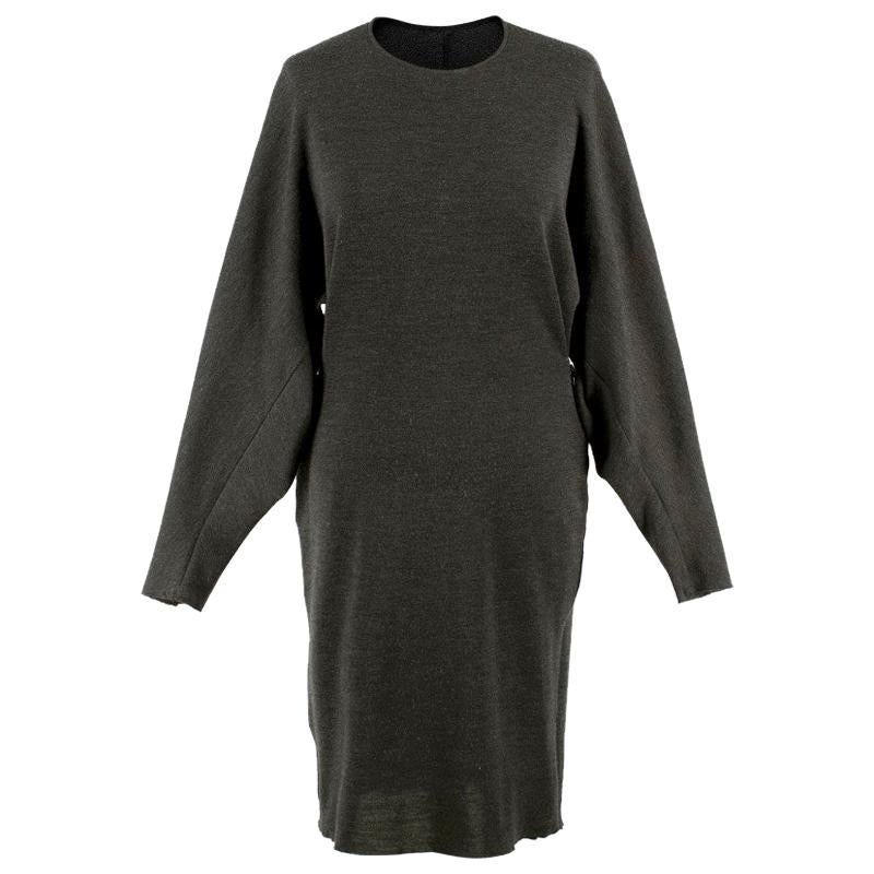 Lanvin Grey Wool Dress - Size US 4 For Sale