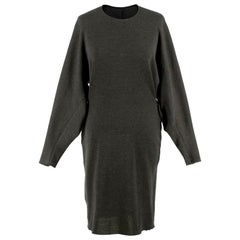 Lanvin Grey Wool Dress - Size US 4