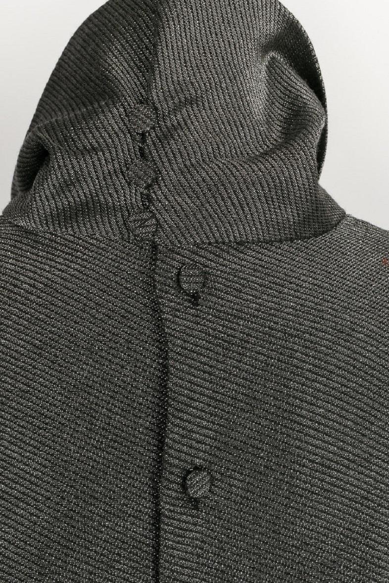 Lanvin Grey Wool Top, Fall 1989 For Sale 1