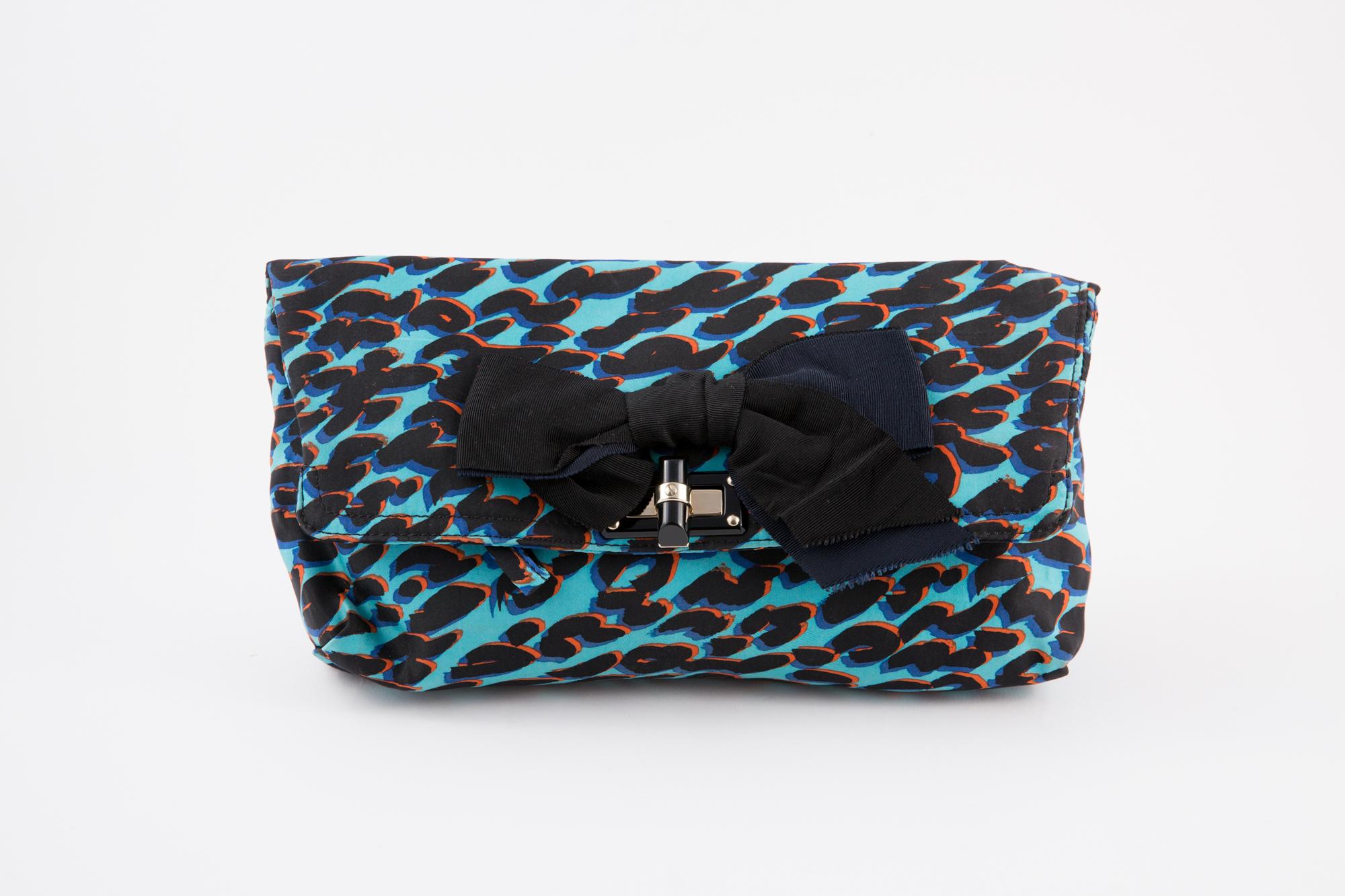 Black Lanvin Happy Clutch Bag Summer 2009 For Sale