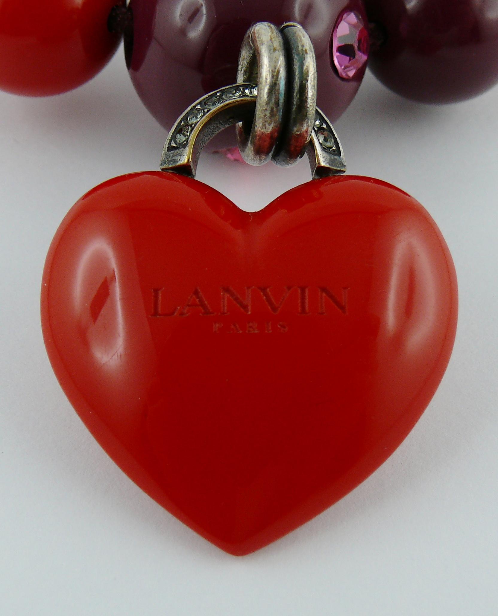 Lanvin Heart Charm Bracelet 5