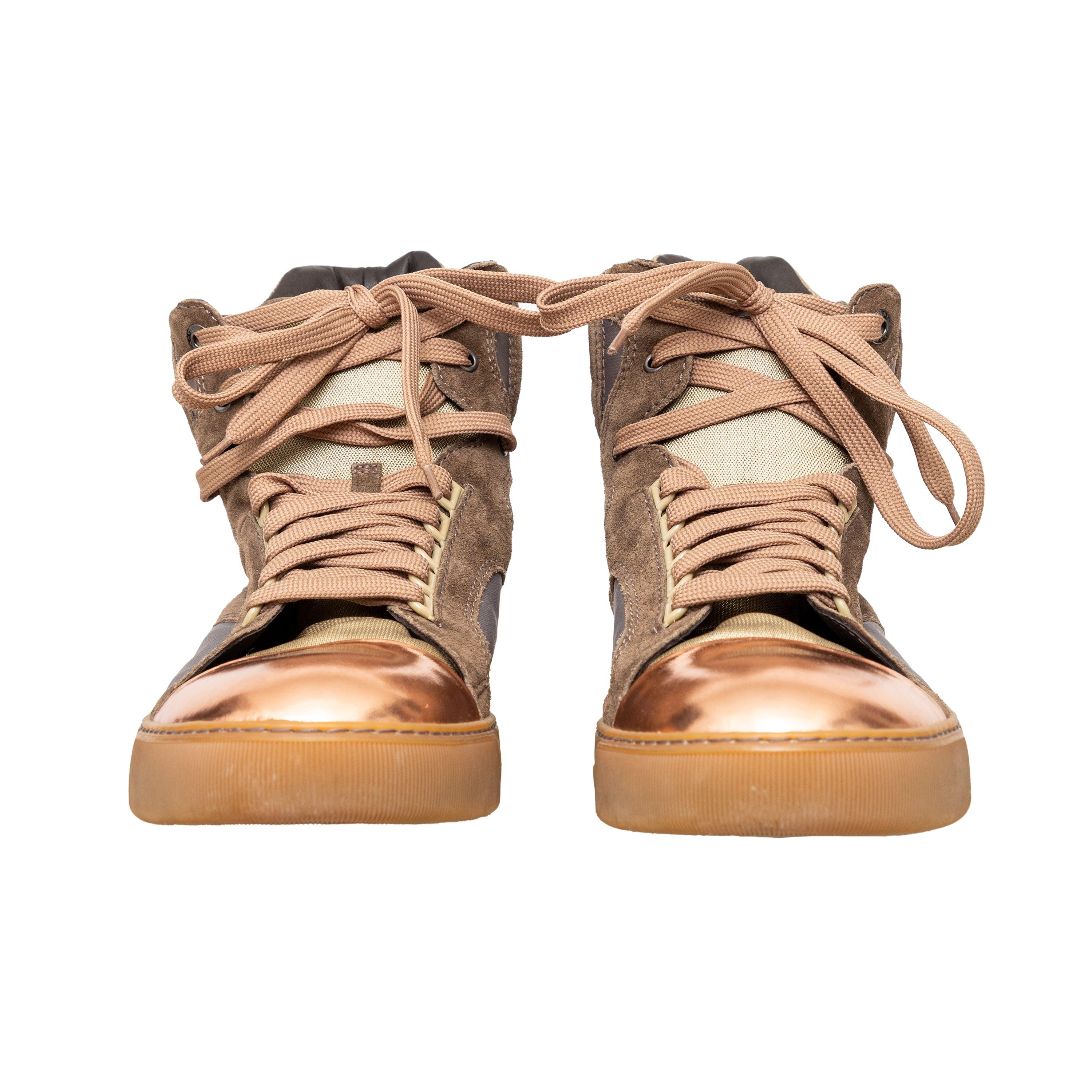 Lanvin High Top Sneakers - '10s In Excellent Condition For Sale In Milano, IT