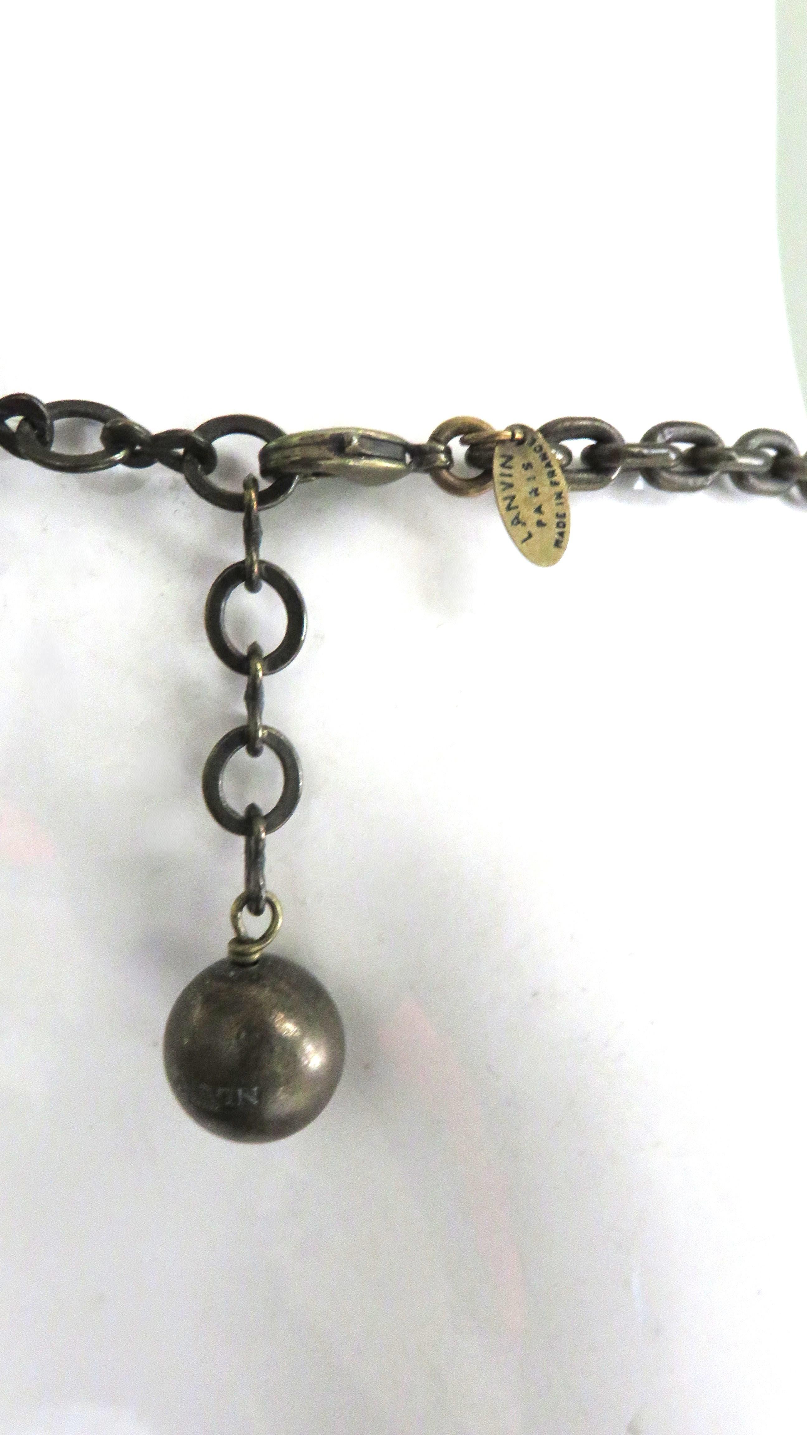 Collana Lanvin Iconic LOVE con scatola in vendita 8