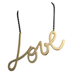 Lanvin Iconic LOVE Necklace with Box