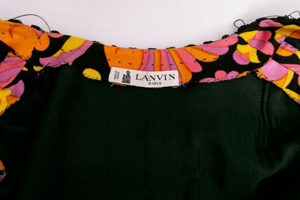 Lanvin - Robe portefeuille en jersey, taille 36FR en vente 5