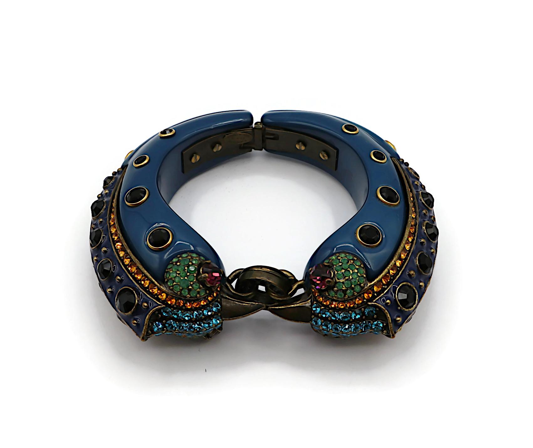 LANVIN Bracelet jonc joli avec deux oiseaux Bon état - En vente à Nice, FR