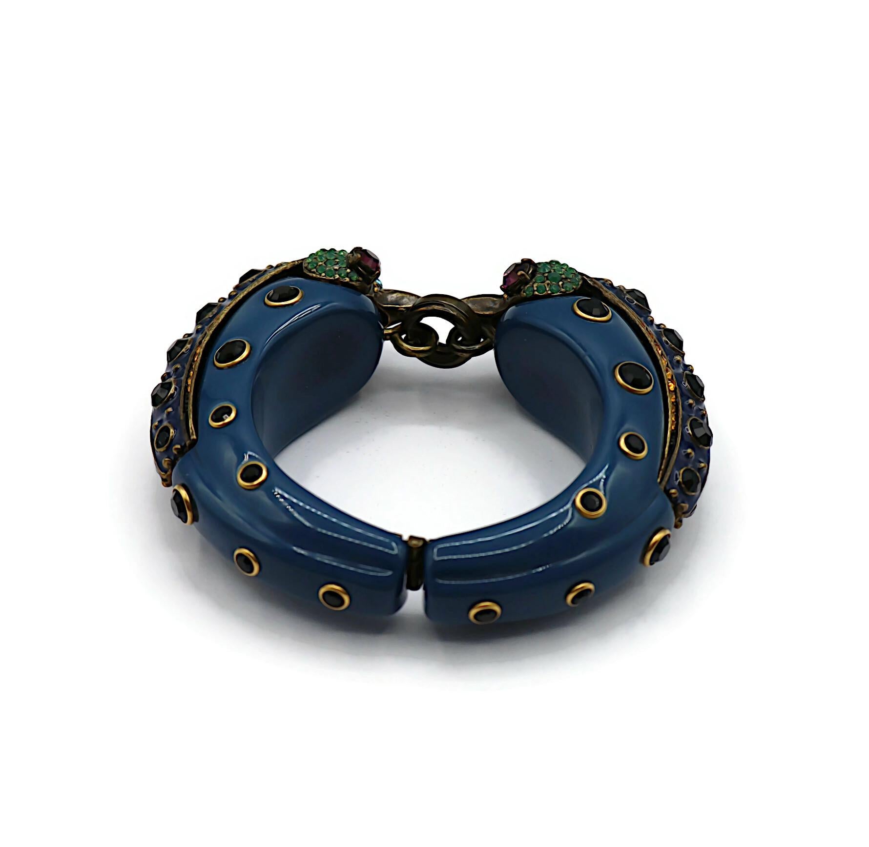 LANVIN Bracelet jonc joli avec deux oiseaux en vente 2