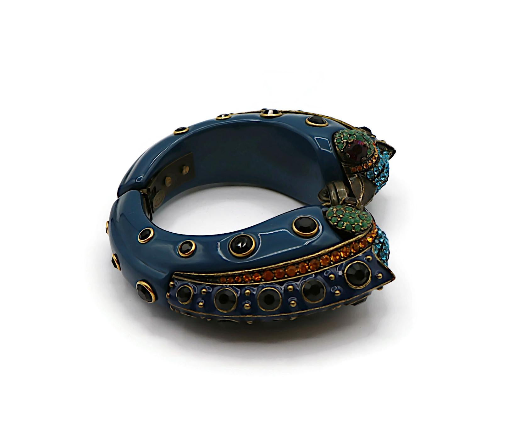 LANVIN Bracelet jonc joli avec deux oiseaux en vente 4