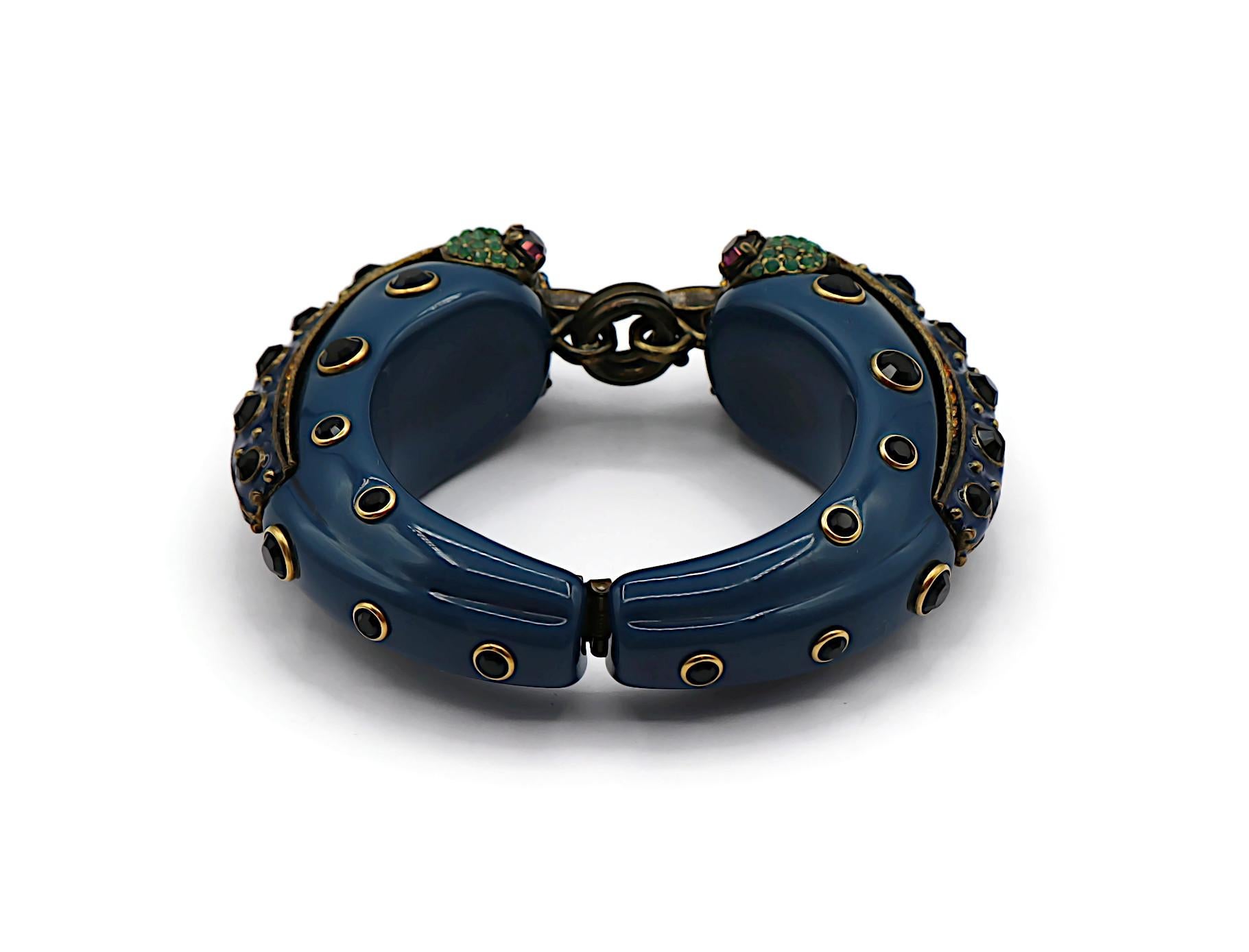 LANVIN Bracelet jonc joli avec deux oiseaux en vente 5