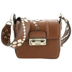 Lanvin Jiji Shoulder Bag Embellished Leather Mini