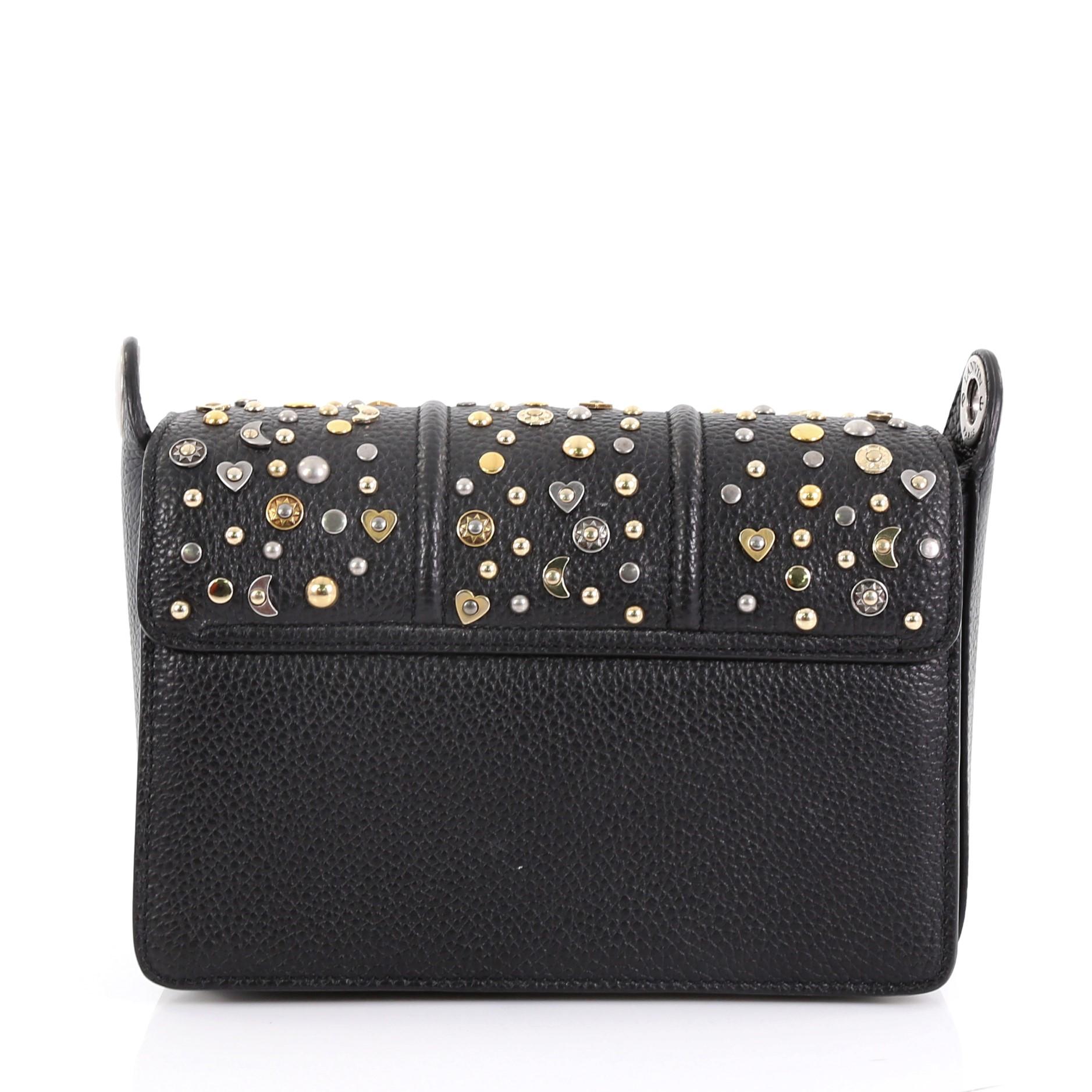 Lanvin Jiji Shoulder Bag Studded Leather Small im Zustand „Gut“ in NY, NY