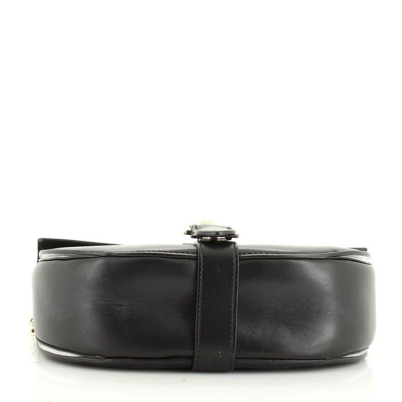 Black Lanvin Lien Shoulder Bag Leather Small 