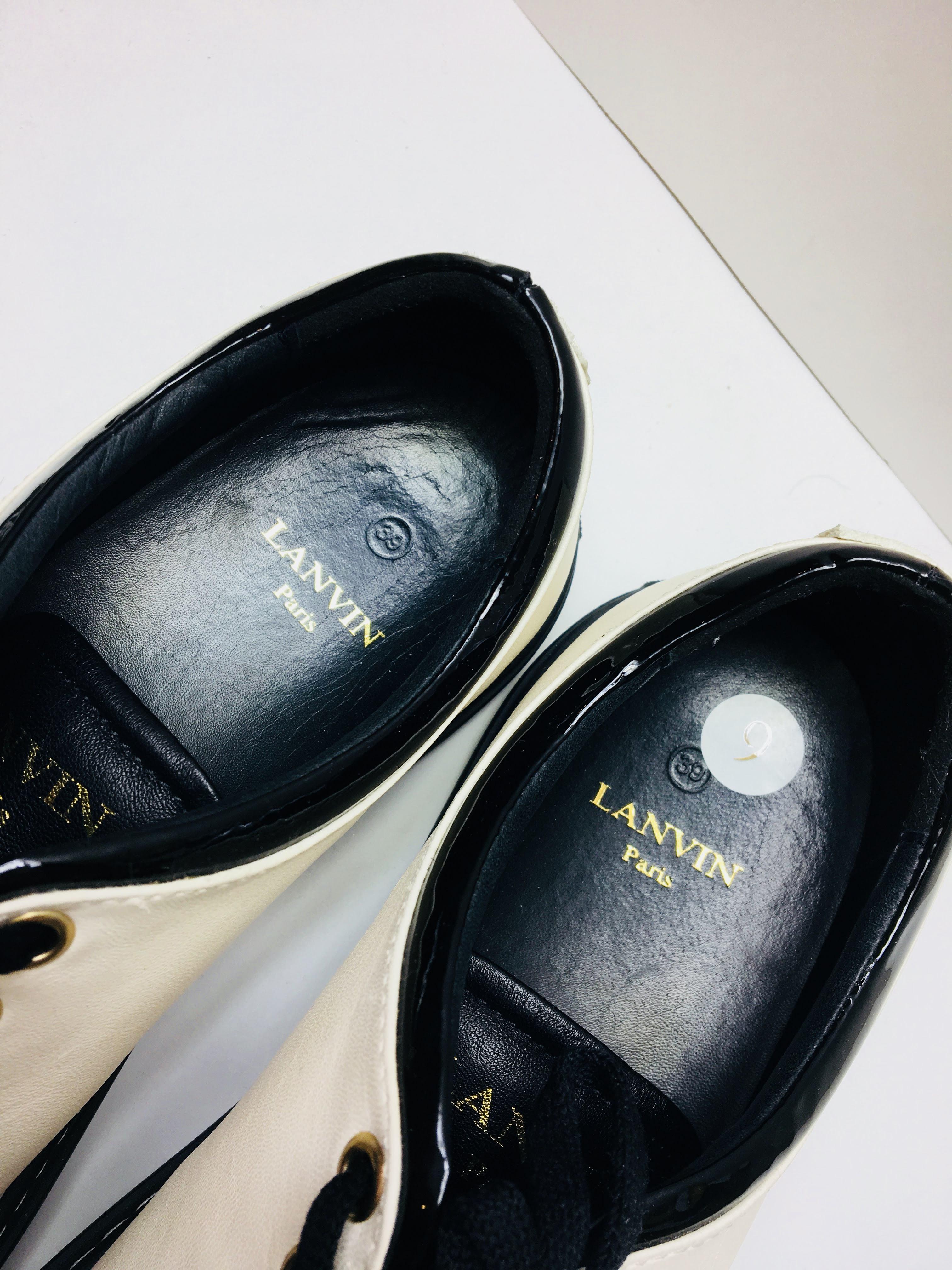 Lanvin Low Top Leather Sneaker  1