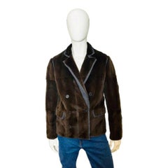 Lanvin Marten Fur Jacket Size 50FR