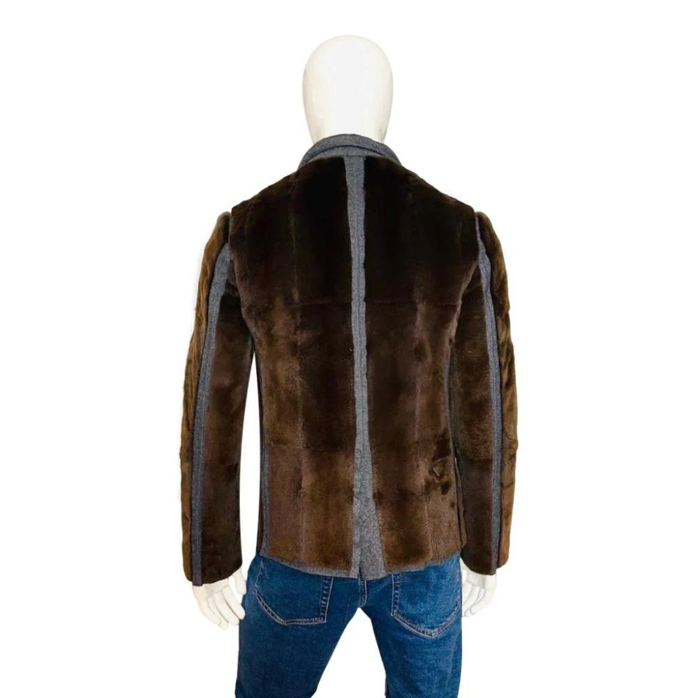 Lanvin Marten Fur Jacket Size 50FR In Excellent Condition For Sale In London, GB