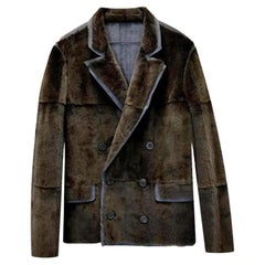 Used Lanvin Marten Fur Jacket Size 50FR