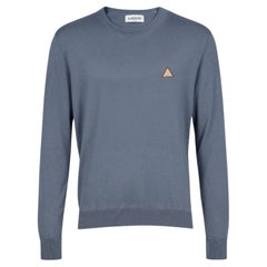 Lanvin Men Sweater Triangle Crew Neck Size M