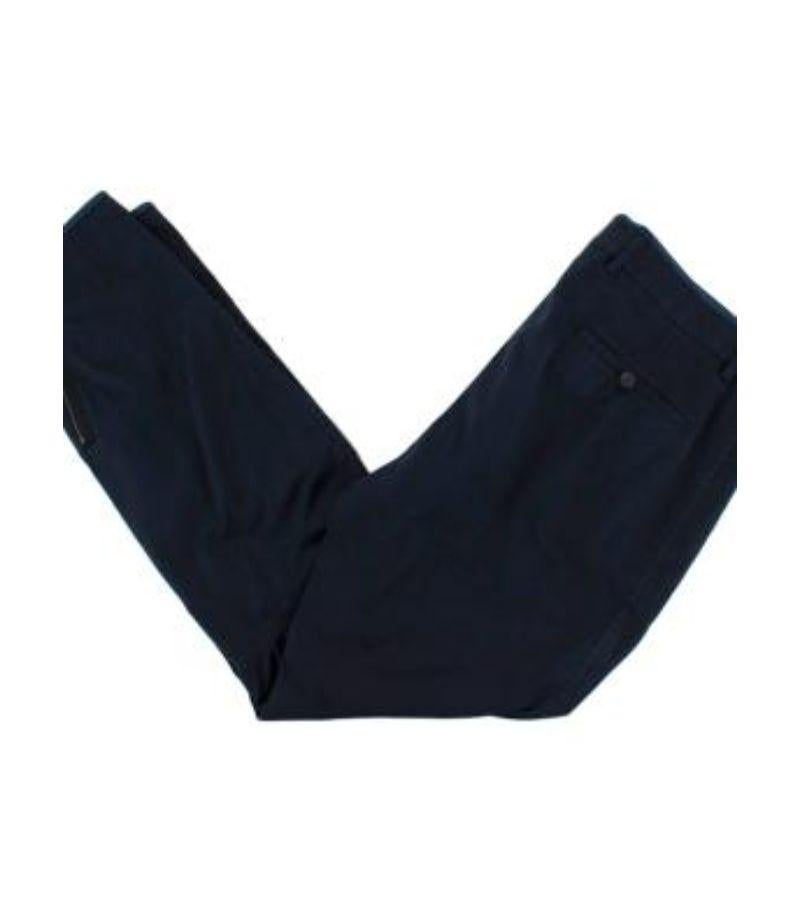 Lanvin Mens Navy Trousers In Good Condition For Sale In London, GB