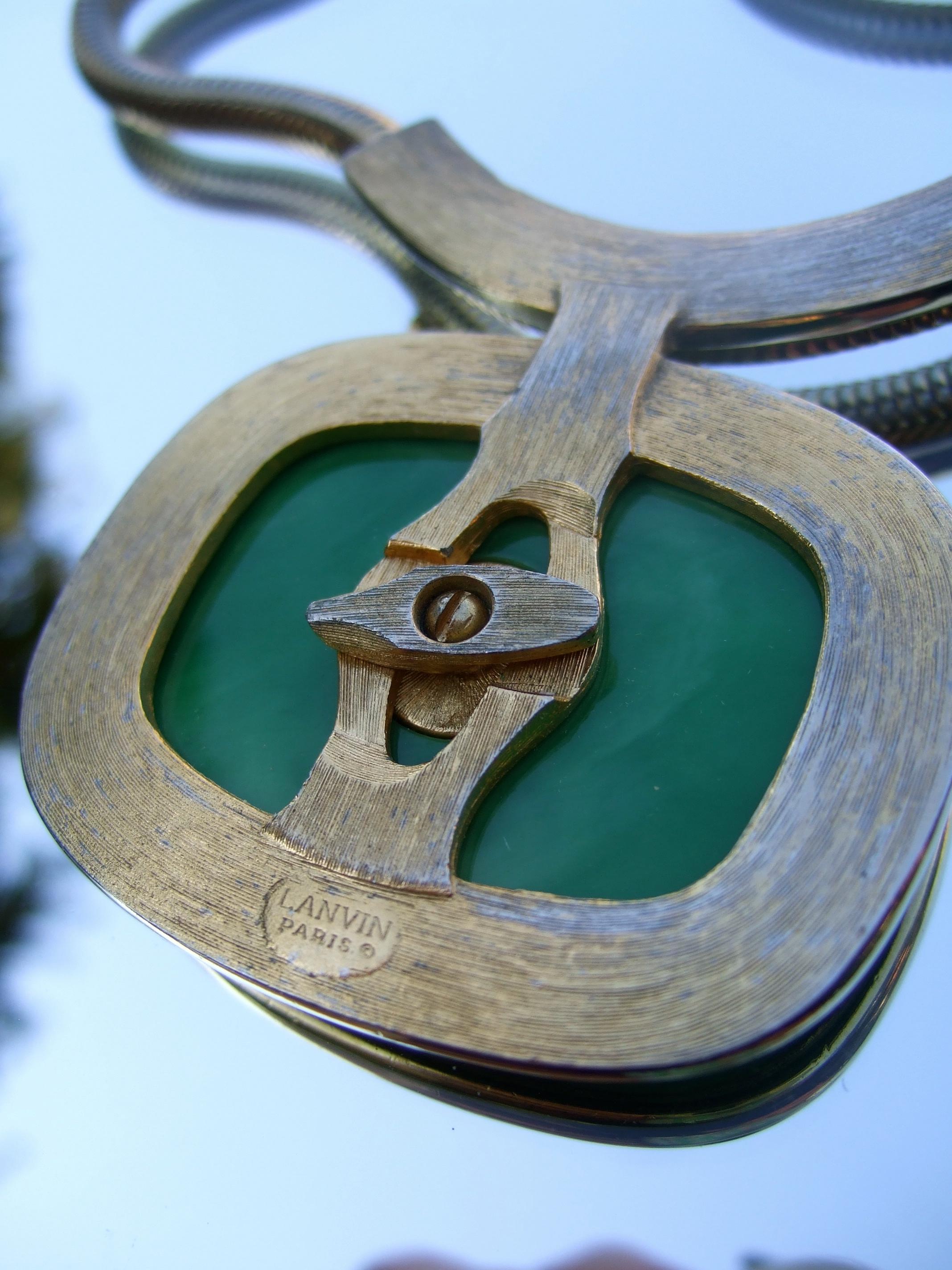 Lanvin Paris Mod Sleek Interchangeable Resin Pend… - image 20