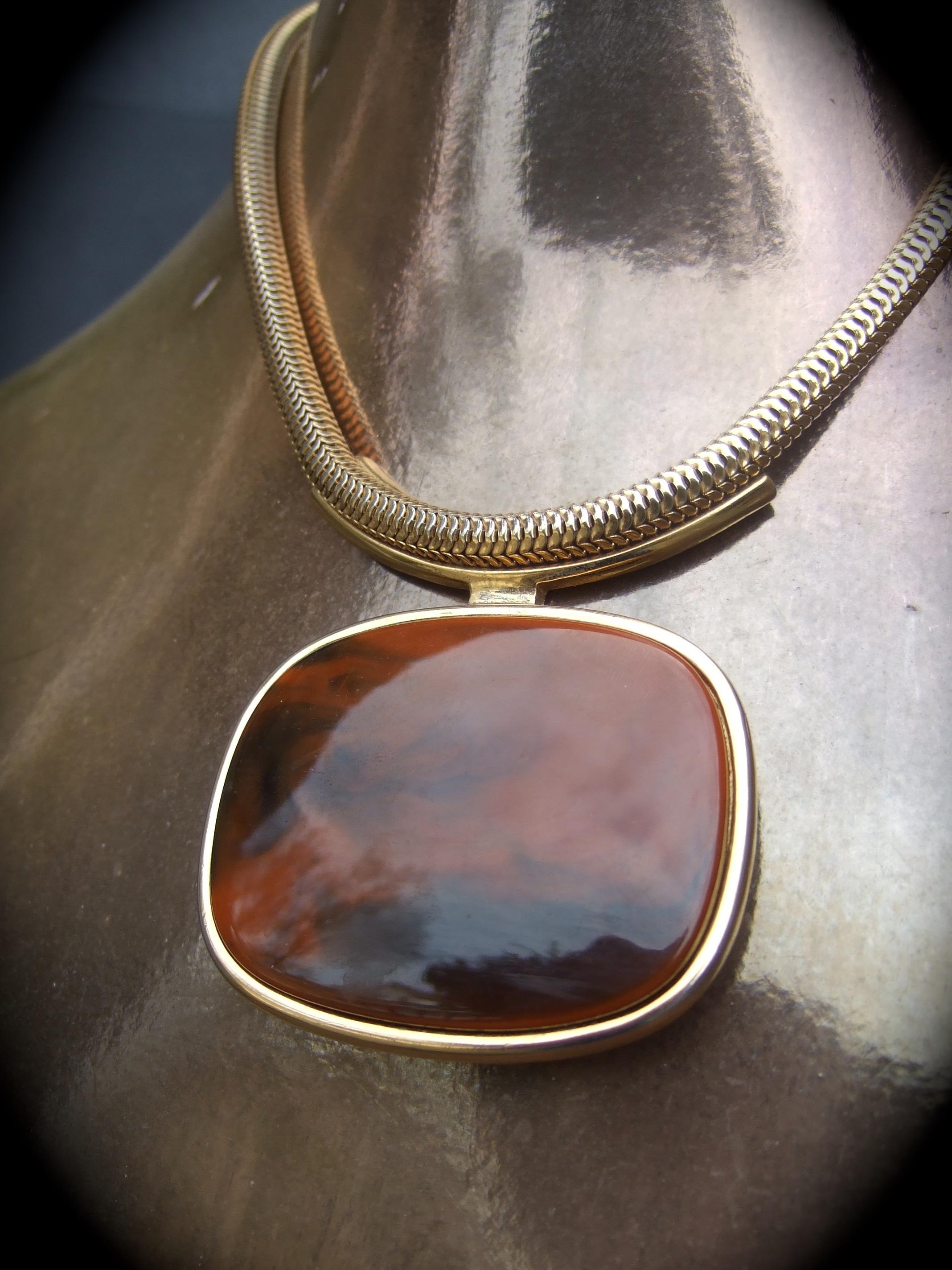 Lanvin Paris Mod Sleek Interchangeable Resin Pend… - image 4