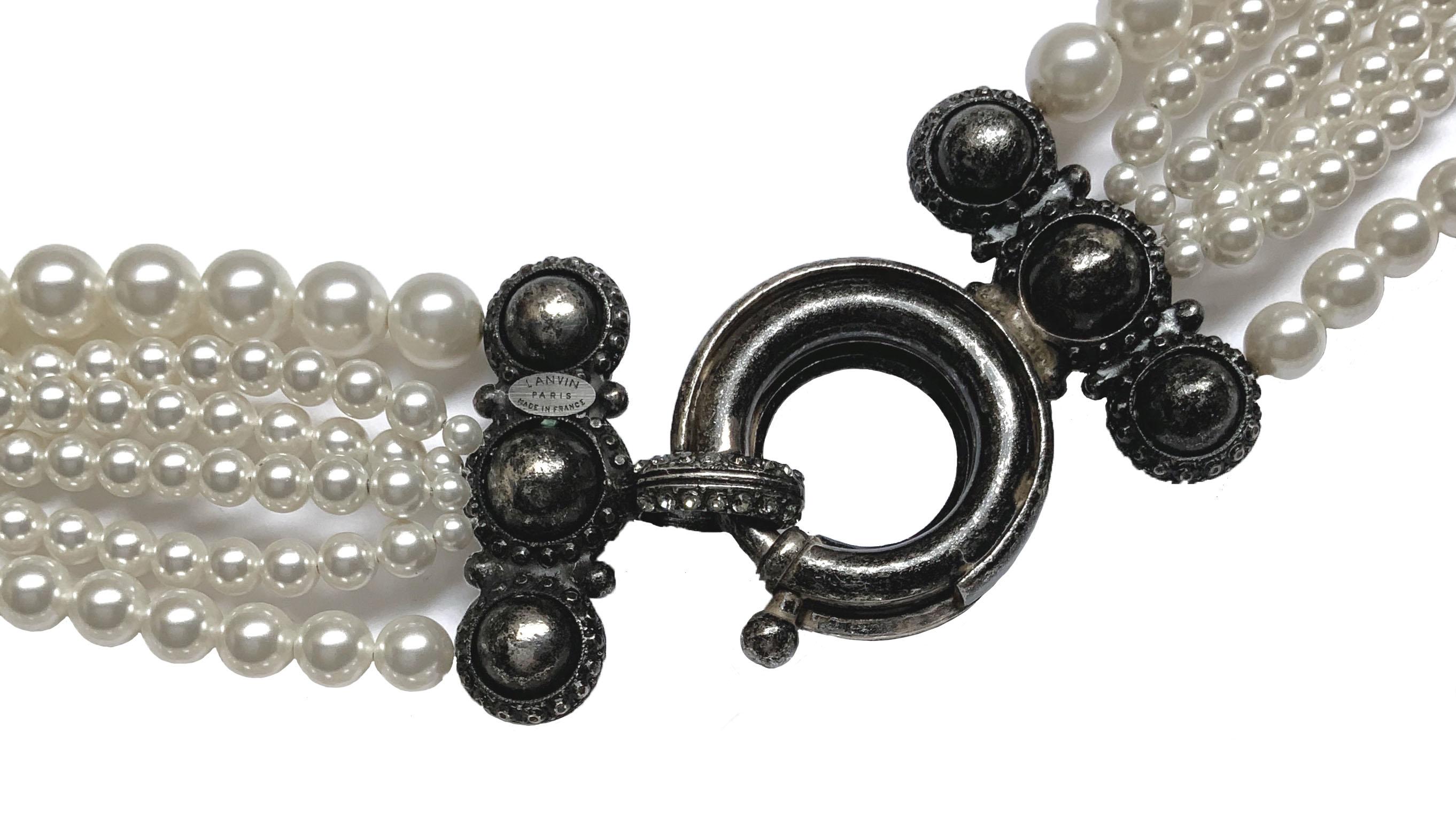 multi strand pearls