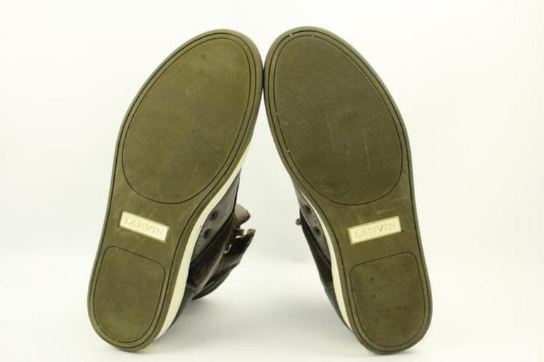 lanvin high top sneakers
